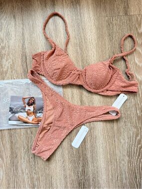 Somerfield Swim Underwire Bikini Set in Terracotta